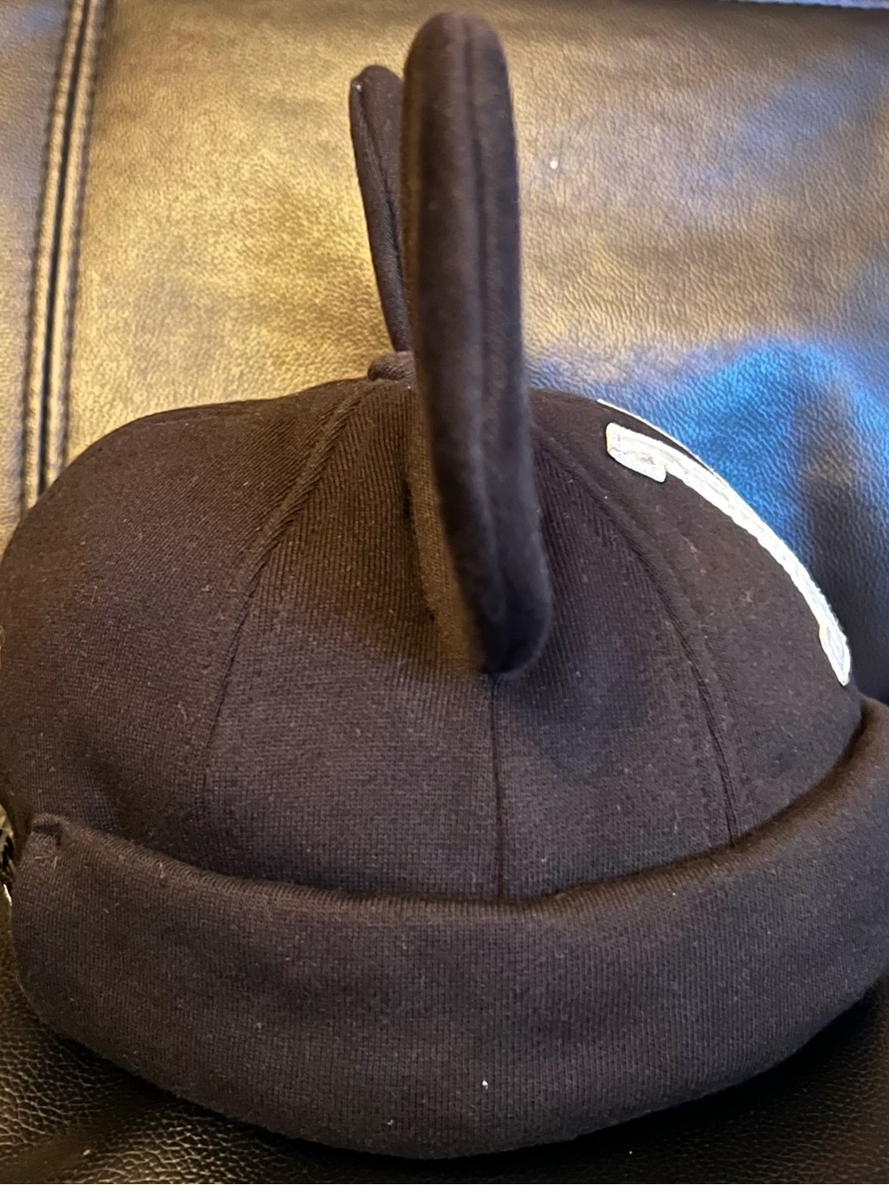 Japan Tokyo Disney Resort Store Ears HeadBand Hat Black Initial CAP park - Picture 3 of 6